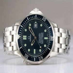 Omega Seamaster 300 M Mid Size Chronometer 2222.80.00 Round Automatic Blue Dial Watch