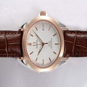 Omega Seamaster Aqua Terra Annual Calendar 231.13.43.22.02.001 Rose Gold Case Round Midsize Watch