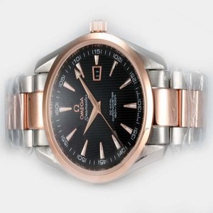 Omega Seamaster Aqua Terra Annual Calendar 2502.34.00 Round Black Dial Watch