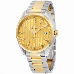 Omega Seamaster Aqua Terra Steel and 18k Yellow Gold Automatic Men's Watch 23120422108001