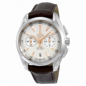 Omega Seamaster Aqua Terra GMT Teak Silver Dial Automatic Men's Watch 23113435202001