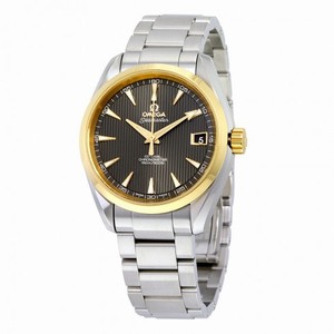 Omega Seamaster Aqua Terra Teak Grey Dial Steel and 18K Yellow Gold Automatic Men's Watch 231.20.39.21.06.004