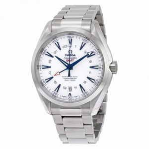 Omega Seamaster Aqua Terra Automatic GMT White Dial  Titanium Men's Watch 23190432204001