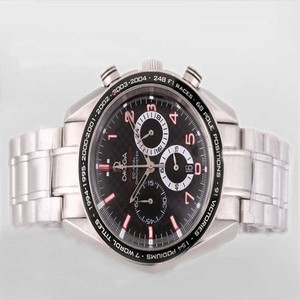 Omega Seamaster Ladies Collection Planet Ocean 222.32.38.50.01.001 Black Dial Automatic 45.5mm Watch