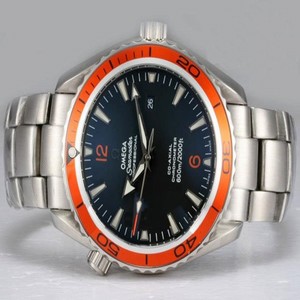 Omega Seamaster Planet Ocean 2209.50.00 Automatic Blue Dial Stainless Steel Bezel Watch