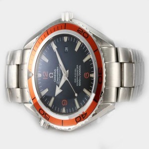 Omega Seamaster Planet Ocean 232.30.46.21.01.002 45.5mm Blue Dial White Stainless Steel Strap Watch
