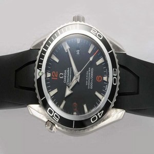 Omega Seamaster Planet Ocean 2901.50.91 Blue Rubber Strap Round Blue Dial Watch