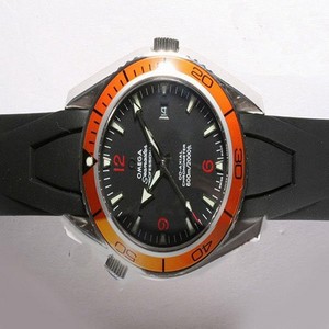 Omega Seamaster Planet Ocean 2909.50.91 Black Dial Stainless Steel Case Round Watch