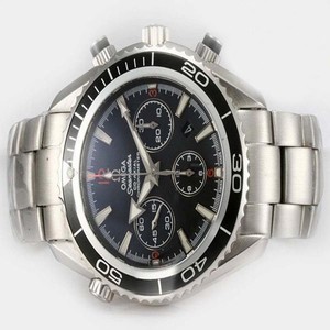 Omega Seamaster Planet Ocean Chrono 2210.51.00 Round Black Dial Automatic Watch