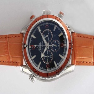 Omega Seamaster Planet Ocean Chrono 2918.50.38 Stainless Steel Bezel Stainless Steel Case Watch