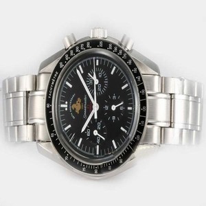 Omega Speedmaster 50th Anniversary 311.30.42.30.01.001 Stainless Steel Bezel Black Dial Watch