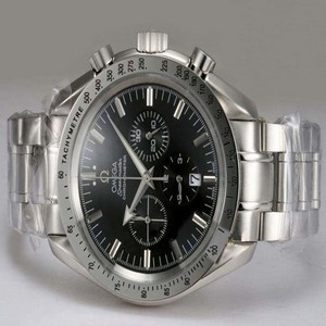 Omega Speedmaster Broad Arrow 3151.50.00 Stainless Steel Bezel Midsize Watch