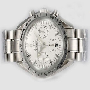 Omega Speedmaster Broad Arrow 3152.30.00 Stainless Steel Bezel Automatic Mens Watch