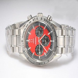 Omega Speedmaster Broad Arrow 321.10.42.50.01.001 Automatic Round Red Dial Watch