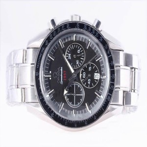 Omega Speedmaster Broad Arrow 321.10.42.50.01.001 Black Dial Stainless Steel Case Round Watch