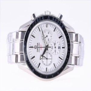 Omega Speedmaster Broad Arrow 321.10.42.50.02.001 Round White Dial Quartz Chronograph Watch