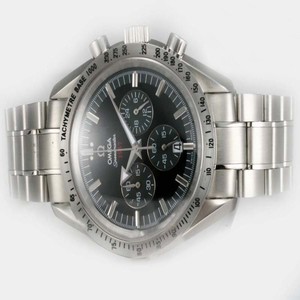 Omega Speedmaster Broad Arrow 3551.50.00 Stainless Steel Bezel Mens Automatic Watch