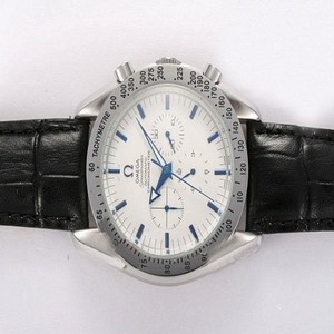 Omega Speedmaster Broad Arrow 3851.20.12 Automatic Round White Dial Watch