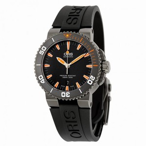 Oris Aquis Date Automatic Black Dial Black Rubber Men's Watch 01 733 7653 4259-07 4 26 34GEB