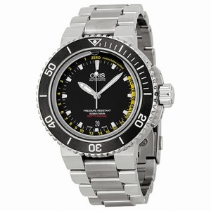 Oris Aquis Depth Gauge Automatic Black Dial Stainless Steel Men's Watch 733-7675-4154RS