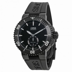Oris Aquis Diver Automatic Black Dial Titanium Black Rubber Men's Watch 739-7674-7754RS