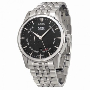 Oris Artelier Automatic Black Dial Stainless Steel Men's Watch 745-7666-4054MB