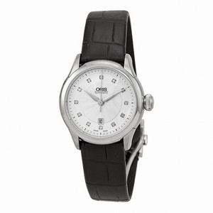 Oris Artelier Automatic Silver Dial Ladies Watch 561-7604-4041LS