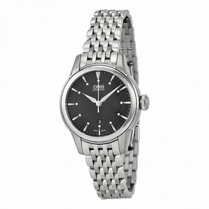 Oris Artelier Date Black Dial Stainless Steel Ladies Watch 01 561 7687 4094-07 8 14 77