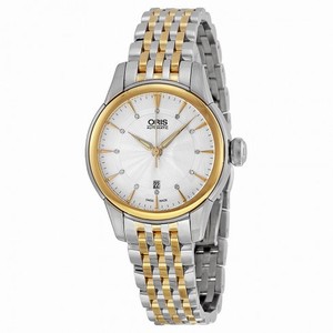 Oris Artelier Date Silver Dial Two-Tone Stainless Steel Ladies Watch 01 561 7687 4351-07 8 14 78