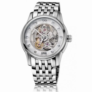 Oris Artelier Skeleton Dial Stainless Steel Men's Watch 01 734 7670 4019-07 8 21 77
