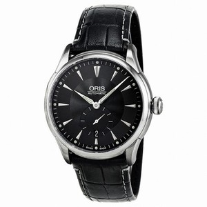 Oris Artelier Small Second Automatic Black Dial Men's Watch 01 623 7582 4074 07 5 21 71FC