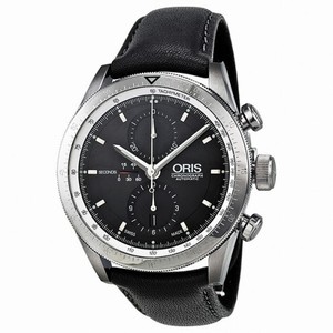 Oris Artix Chronograph Automatic Black Dial Men's Watch 674-7661-4174LS