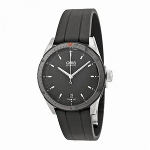 Oris Artix GT Date Black Dial Black Rubber Mid Size Watch 733-7671-4434RS