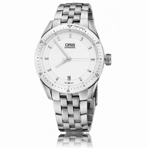 Oris Artix GT Date White Dial Stainless Steel Ladies Watch 01 733 7671 4156-07 8 18 85