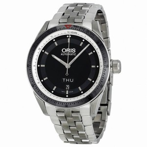Oris Artix GT Day Date Black Dial Stainless Steel Men's Watch 735-7662-4154MB