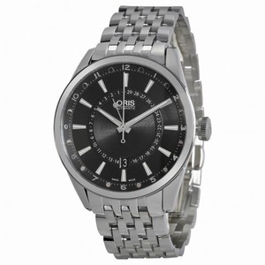 Oris Artix Pointer Moon Black Dial Stainless Steel Men's Watch 761-7691-4054MB