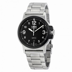 Oris BC3 Advanced Day Date Stainless Steel Bracelet Men's Watch 735-7641-4364MB