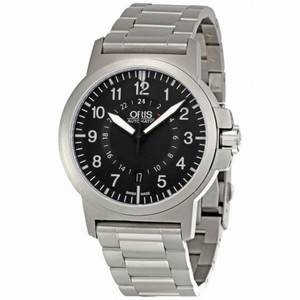 Oris BC3 Air Racing Black Dial Stainless Steel Case GMT Men's Watch 668-7647-7184SET