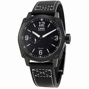 Oris BC4 Small Seconds Date Black Dial Automatic Men's Watch 643-7617-4764LS