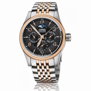 Oris Big Crown Complication Black Dial Two-Tone Stainless Steel Men's Watch 01 582 7678 4364-07 8 20 32