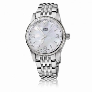 Oris Big Crown Date White Mother of Pearl Dial Automatic Stainless Steel Men's Watch 01 733 7649 4066 07 8 19 76