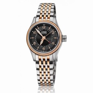 Oris Big Crown Poiner Date Black Dial Two-Tone Stainless Steel Unisex Watch 01 594 7680 4364-07 8 14 32