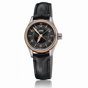 Oris Big Crown Pointer Date Black Dial Black Stainless Steel Unisex Watch 01 594 7680 4364-07 5 14 76FC