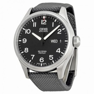 Oris Big Crown Pro Pilot Day Date Black Dial Men's Watch 01 752 7698 4164-07 5 22 17 FC