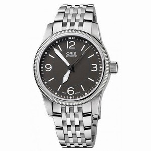 Oris Big Crown Swiss Hunter Team PS Edition Black Dial Stainless Steel Men's Watch 733-7649-4033MB