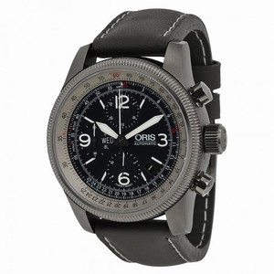 Oris Big Crown X1 Calculator Black Dial Chronograph Men's Watch 675-7648-4264SET