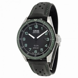 Oris Calobra GT Limited Edition Automatic Black Dial Black Leather Men's Watch 735-7706-4494SET