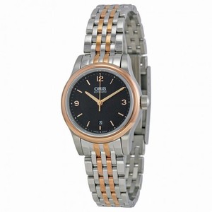 Oris Classic Date Black Dial Steel Ladies Watch 01 561 7650 4334-07 8 14 63