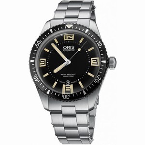 Oris Divers Sixty-Five Automatic Black Dial Men's Watch 733-7707-4064MB