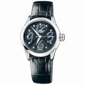 Oris Ladies Artelier Diamond with Date Automatic Watch 561-7604-4094LS
